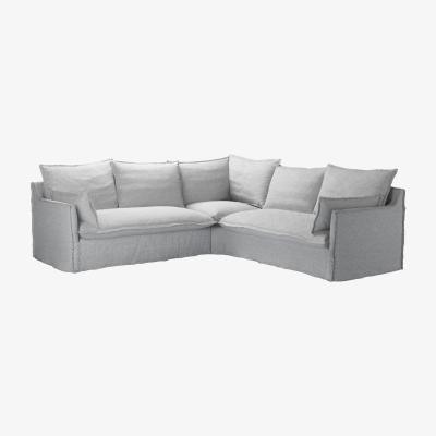 Sofa.com Isaac Medium Corner Sofa in White Cliffs Whitstable - sofa.com