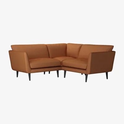 Sofa.com Holly Extra Small Corner Sofa in Saffron Heathland Weave - sofa.com