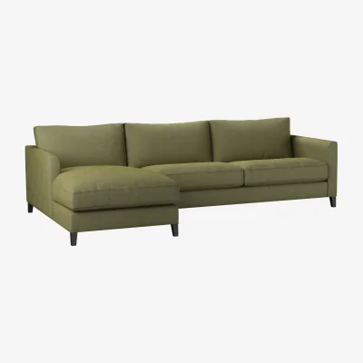 Sofa.com Izzy Large LHF Chaise Sofa in Lichen Heathland Weave - sofa.com