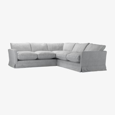 Sofa.com Otto Small Corner Sofa in Goodwin Grey Sandgate - sofa.com