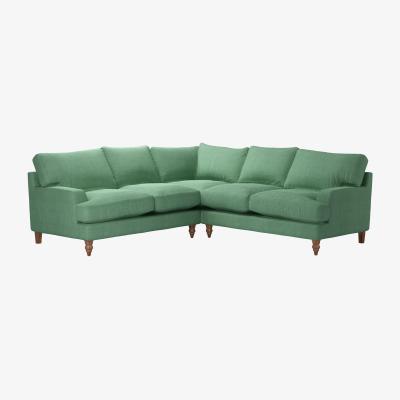 Sofa.com Isla Medium Corner Sofa in Celadon Easy Cotton