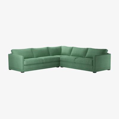 Sofa.com Aissa Large Corner Sofa in Celadon Easy Cotton