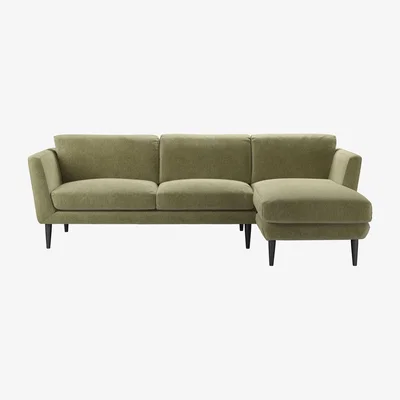 Sofa.com Holly Medium RHF Chaise Sofa in Urban Nature Brushstroke - sofa.com