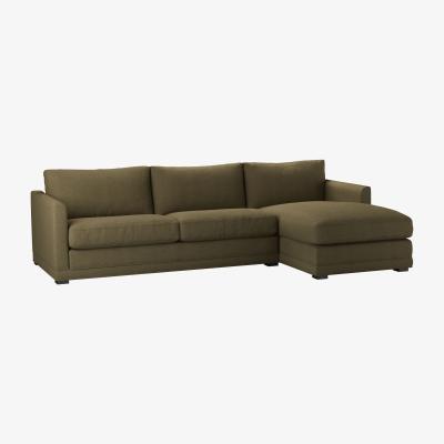Sofa.com Aissa Large RHF Chaise Sofa in Pine Soft Sustainable Wool - sofa.com