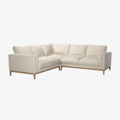 Sofa.com Costello  Medium Corner Sofa in Jasmine Silky Jacquard Weave