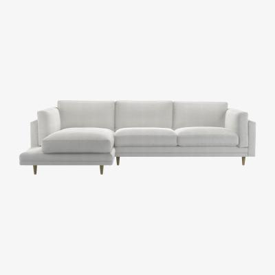 Sofa.com Marco LHF Chaise Sofa in Pumice House Basket Weave