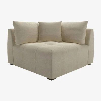 Sofa.com Romy Medium Corner Sofa in Cognac Grain Leather