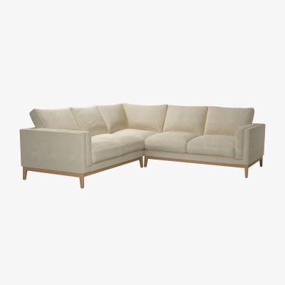 Sofa.com Costello  Medium Corner Sofa in Pampas Hygge Smart Linen