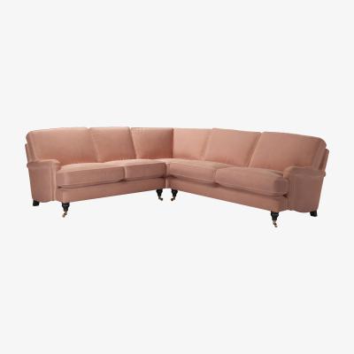 Sofa.com Bluebell Asym. Crn: LHF 2 Seat w RHF 2.5 Seat in Cosmopolitan Smart Velvet - sofa.com
