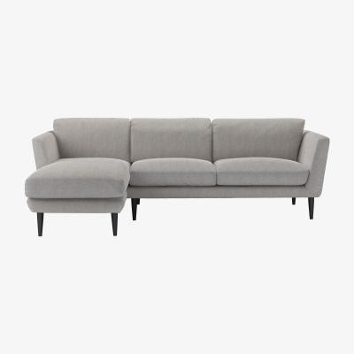 Sofa.com Holly Medium LHF Chaise Sofa in Rye Baylee Viscose Linen - sofa.com