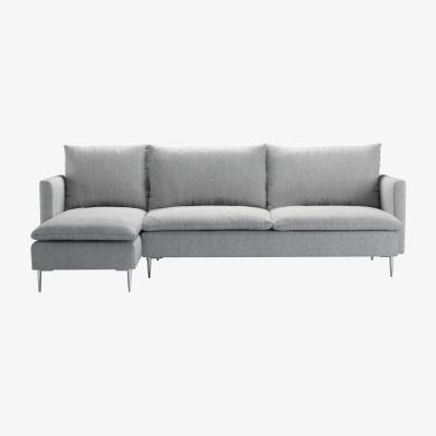 Sofa.com Emerson Large LHF Chaise Sofa in Goodwin Grey Sandgate - sofa.com