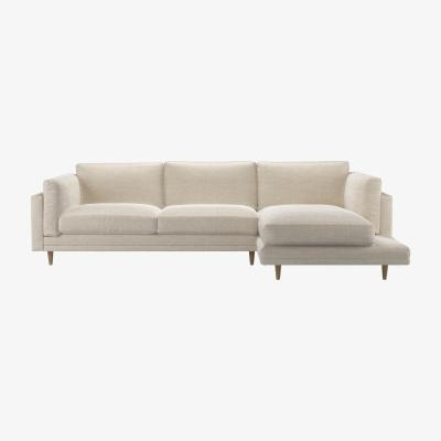 Sofa.com Marco RHF Chaise Sofa in Jasmine Silky Jacquard Weave