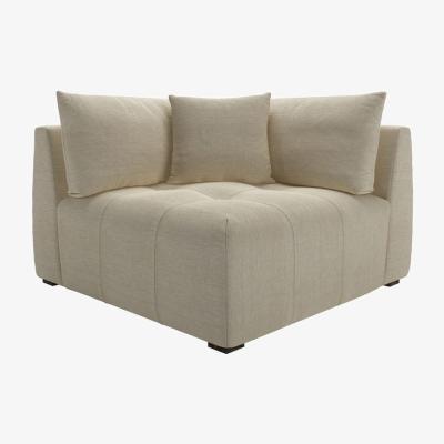 Sofa.com Romy Medium Corner Sofa in Walnut Antique Leather