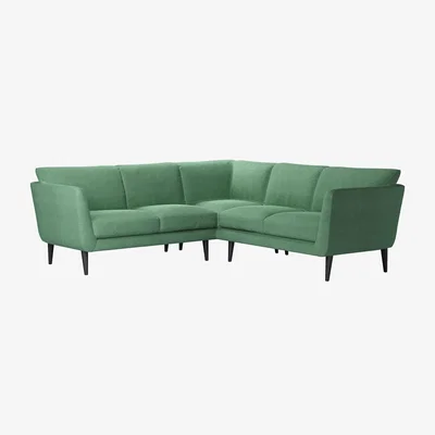 Sofa.com Holly Small Corner Sofa in Celadon Easy Cotton