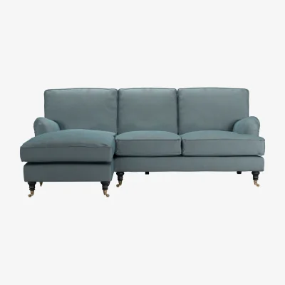 Sofa.com Bluebell LHF Chaise Sofa in Shore Heathland Weave - sofa.com
