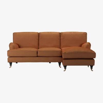 Sofa.com Bluebell RHF Chaise Sofa in Saffron Heathland Weave - sofa.com