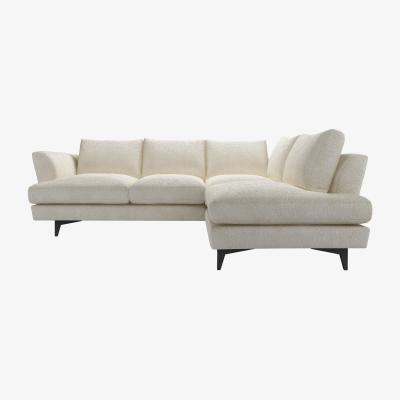 Sofa.com Lars RHF Open End Corner Sofa in Oyster Luxe Boucle