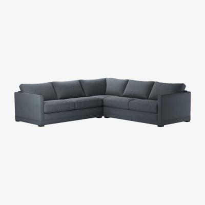 Sofa.com Aissa Medium Corner Sofa in Flint Vermeer Linen - sofa.com
