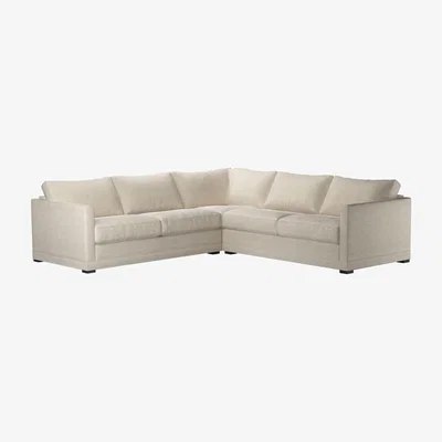 Sofa.com Aissa Medium Corner Sofa in Jasmine Silky Jacquard Weave