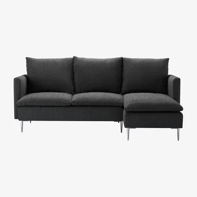 Sofa.com Emerson Medium RHF Chaise Sofa in Station House Sandgate - sofa.com