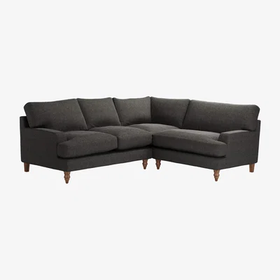 Sofa.com Isla Asym. Crn: LHF 2 Seat w RHF Loveseat in Anthracite Quartz - sofa.com