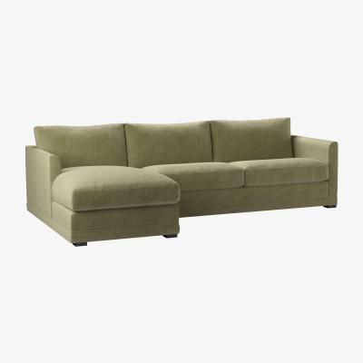 Sofa.com Aissa Large LHF Chaise Storage Sofa in Urban Nature Brushstroke - sofa.com