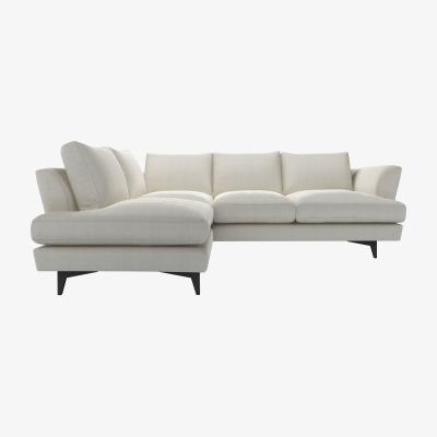 Sofa.com Lars LHF Open End Corner Sofa in Clay House Herringbone Weave