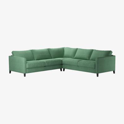 Sofa.com Izzy Medium Corner Sofa in Celadon Easy Cotton
