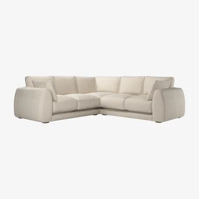Sofa.com Carmel Medium Corner Sofa in Jasmine Silky Jacquard Weave