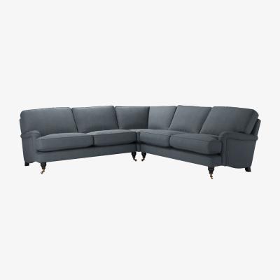 Sofa.com Bluebell Large Corner Sofa in Flint Vermeer Linen - sofa.com