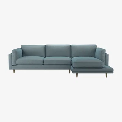 Sofa.com Marco RHF Chaise Sofa in Shore Heathland Weave