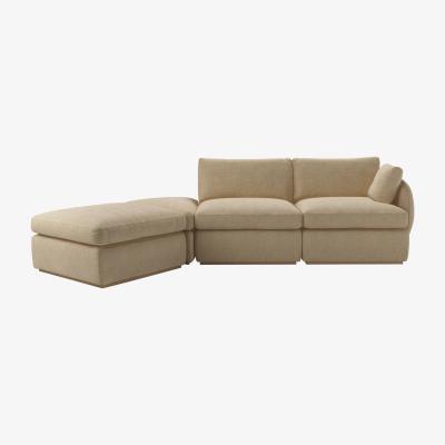 Sofa.com Ren RHF Modular Sofa in Nordic Pine Hygge Chunky Weave