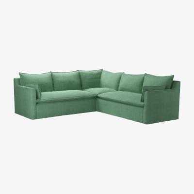 Sofa.com Anders Medium Corner Sofa in Celadon Easy Cotton