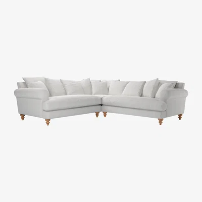 Sofa.com Teddy Medium Corner Sofa in Shearling Hygge Chunky Weave