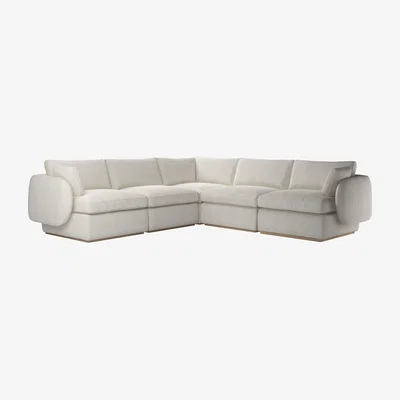 Sofa.com Ren Medium Corner Sofa in Clay House Basket Weave