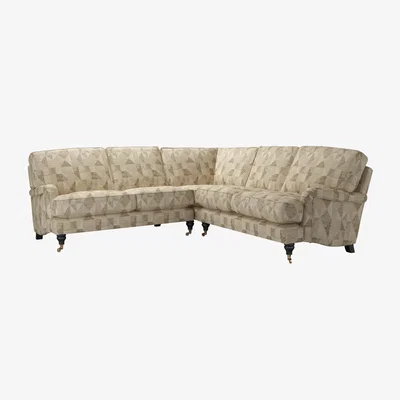 Sofa.com Bluebell Medium Corner Sofa in Desert Pyramid Textured Weave - sofa.com