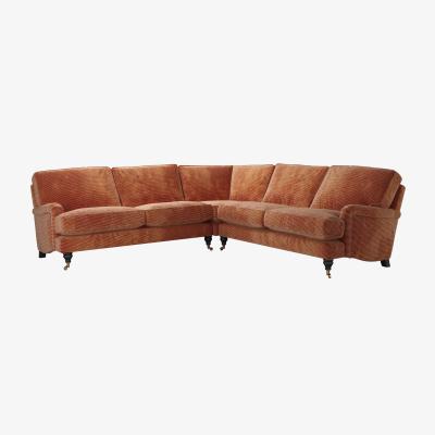 Sofa.com Bluebell Large Corner Sofa in Pomegranate Bubble Velvet