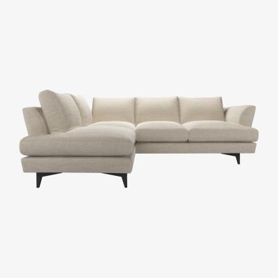 Sofa.com Lars LHF Open End Corner Sofa in Jasmine Silky Jacquard Weave