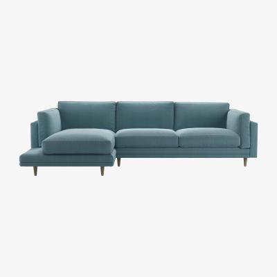 Sofa.com Marco LHF Chaise Sofa in Tide Organic Smart Cotton