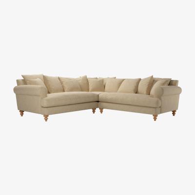 Sofa.com Teddy Medium Corner Sofa in Nordic Pine Hygge Chunky Weave