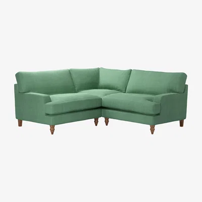 Sofa.com Isla Small Corner Sofa in Celadon Easy Cotton