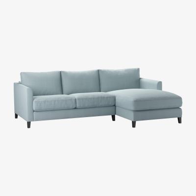 Sofa.com Izzy Small RHF Chaise Sofa in Exhale Vermeer Linen - sofa.com