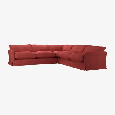 Sofa.com Otto Large Corner Sofa in Indian Summer Easy Cotton
