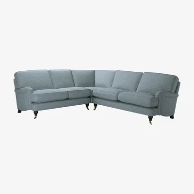 Sofa.com Bluebell Asym. Crn: LHF 2 Seat w RHF 2.5 Seat in Hydrangea Highland Tweed - sofa.com