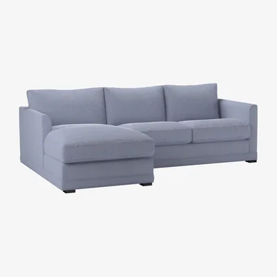 Sofa.com Aissa Small LHF Chaise Storage Sofa in Uniform House Basket Weave - sofa.com
