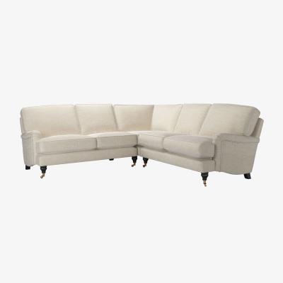 Sofa.com Bluebell Medium Corner Sofa in Jasmine Silky Jacquard Weave