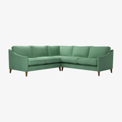 Sofa.com Iggy Medium Corner Sofa in Celadon Easy Cotton