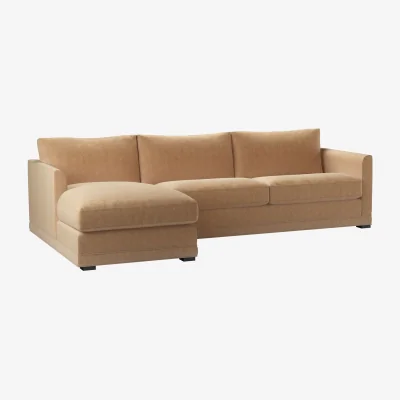 Sofa.com Aissa Large LHF Chaise Storage Sofa in Biscotti Brushstroke - sofa.com