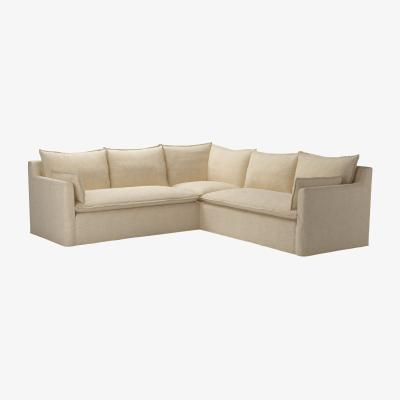 Sofa.com Anders Medium Corner Sofa in Shearling Hygge Chunky Weave