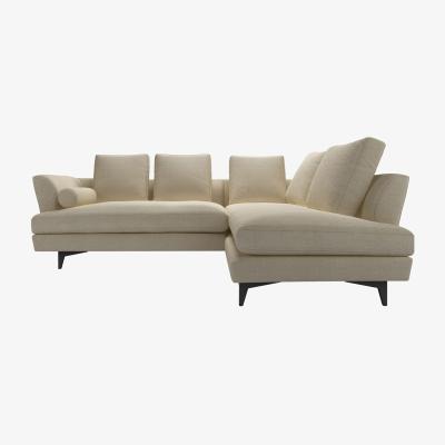 Sofa.com Larsen RHF Open End Corner Sofa in Pampas Hygge Smart Linen